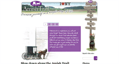 Desktop Screenshot of amishtrail.com