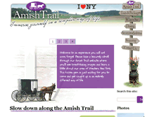 Tablet Screenshot of amishtrail.com